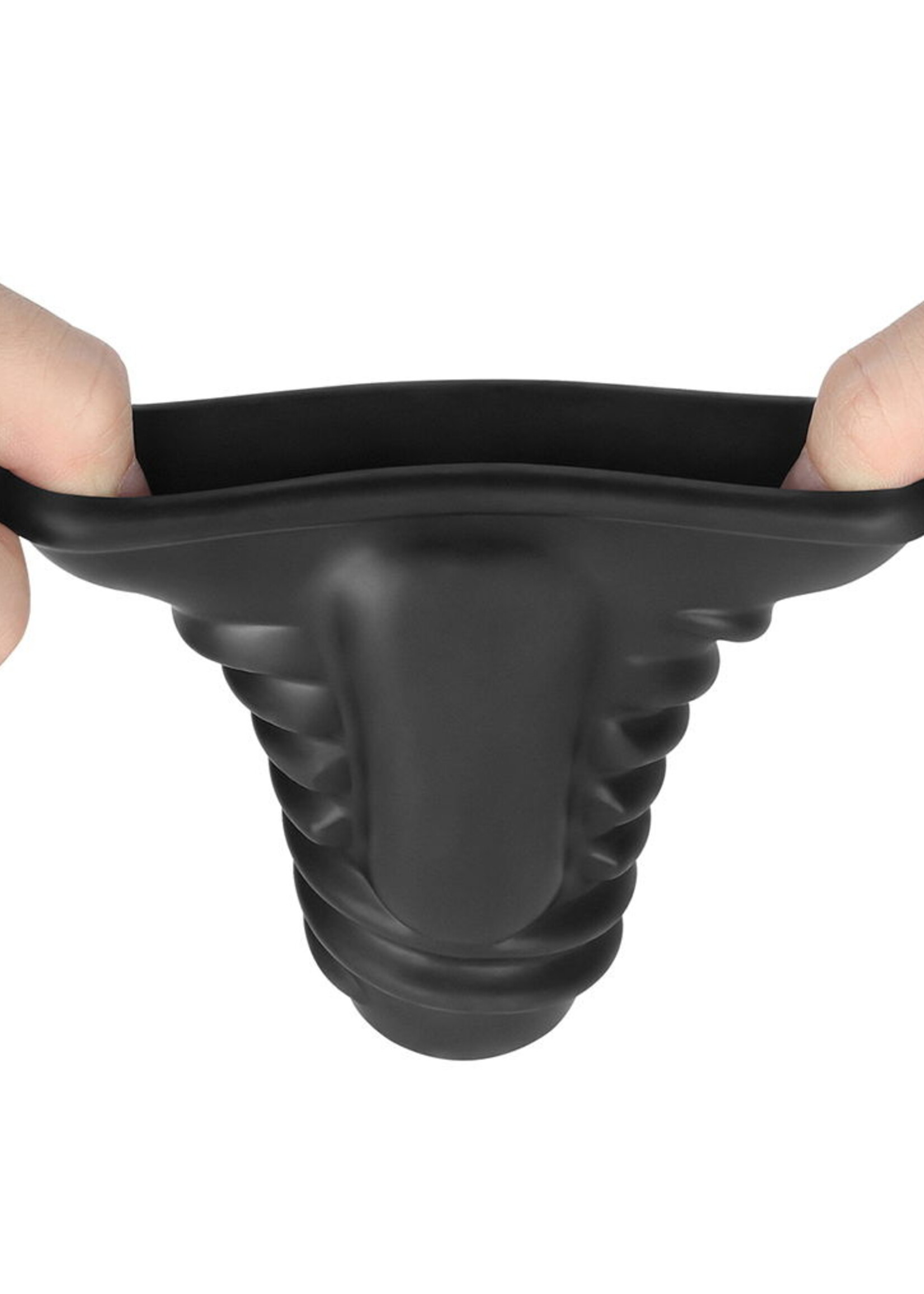 LoveToy Spiralritter-Ring - Penisring Ø3,6 cm mit Vibration
