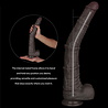LoveToy Natuurlijke penis - Realistische dildo 40,5 cm Ø5,7 cm, flexibel LoveToy Natuurlijke penis - Realistische dildo 40,5 cm Ø5,7 cm, flexibel