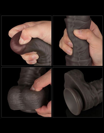 LoveToy Naturschwanz - Realistischer Dildo 40,5 cm Ø5,7 cm, biegsam