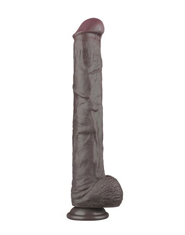 LoveToy Natuurlijke penis - Realistische dildo 37,5 cm Ø6 cm, flexibel