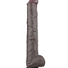 LoveToy Naturschwanz - Realistischer Dildo 37,5 cm Ø6 cm, biegsam