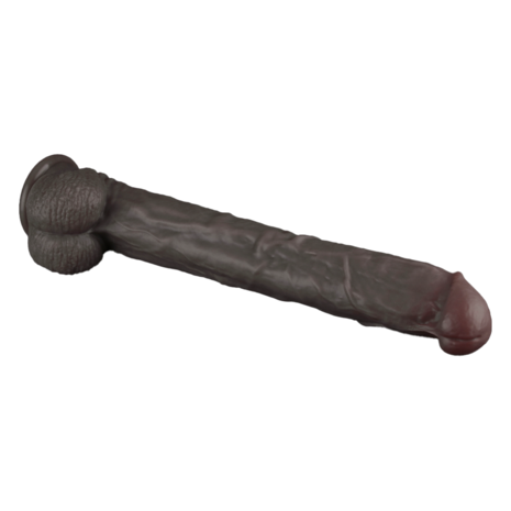 LoveToy Natuurlijke penis - Realistische dildo 37,5 cm Ø6 cm, flexibel