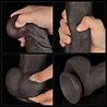 LoveToy LoveToy - Nature Cock - 14,5" Doppellagiger biegsamer Penis XXL - Schwarz LoveToy LoveToy - Nature Cock - 14,5" Doppellagiger biegsamer Penis XXL - Schwarz