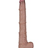 LoveToy Naturschwanz - Realistischer Dildo 40,5 cm Ø5,7 cm, biegsam