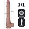 LoveToy Naturschwanz - Realistischer Dildo 40,5 cm Ø5,7 cm, biegsam