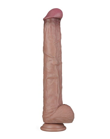 LoveToy LoveToy - Nature Cock - 14,5" Dual Layered Bendable Cock XXL - Nude LoveToy LoveToy - Nature Cock - 14,5" Dual Layered Bendable Cock XXL - Nude