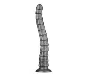 LoveToy 14,5"King Sized Vibrating Vibrax Slider - Zilver
