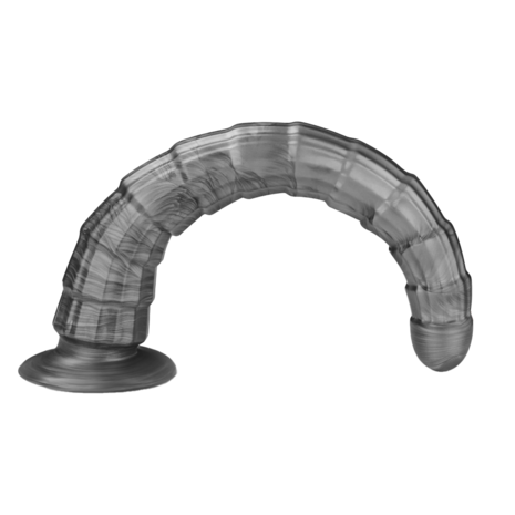 LoveToy Curseur vibrant King Size Vibrax 35 cm - Argent