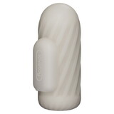 LoveToy Knights Ring - Vibrerende Dual Purpose Sleeve - Spiraal - Wit