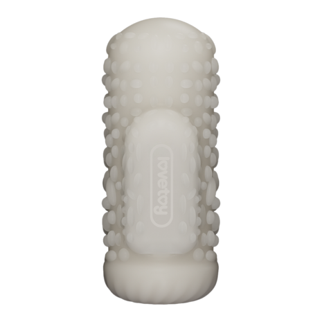 LoveToy LoveToy - Knights Ring - Vibrating Dual Purpose Sleeve - Drip - White LoveToy LoveToy - Knights Ring - Vibrating Dual Purpose Sleeve - Drip - White