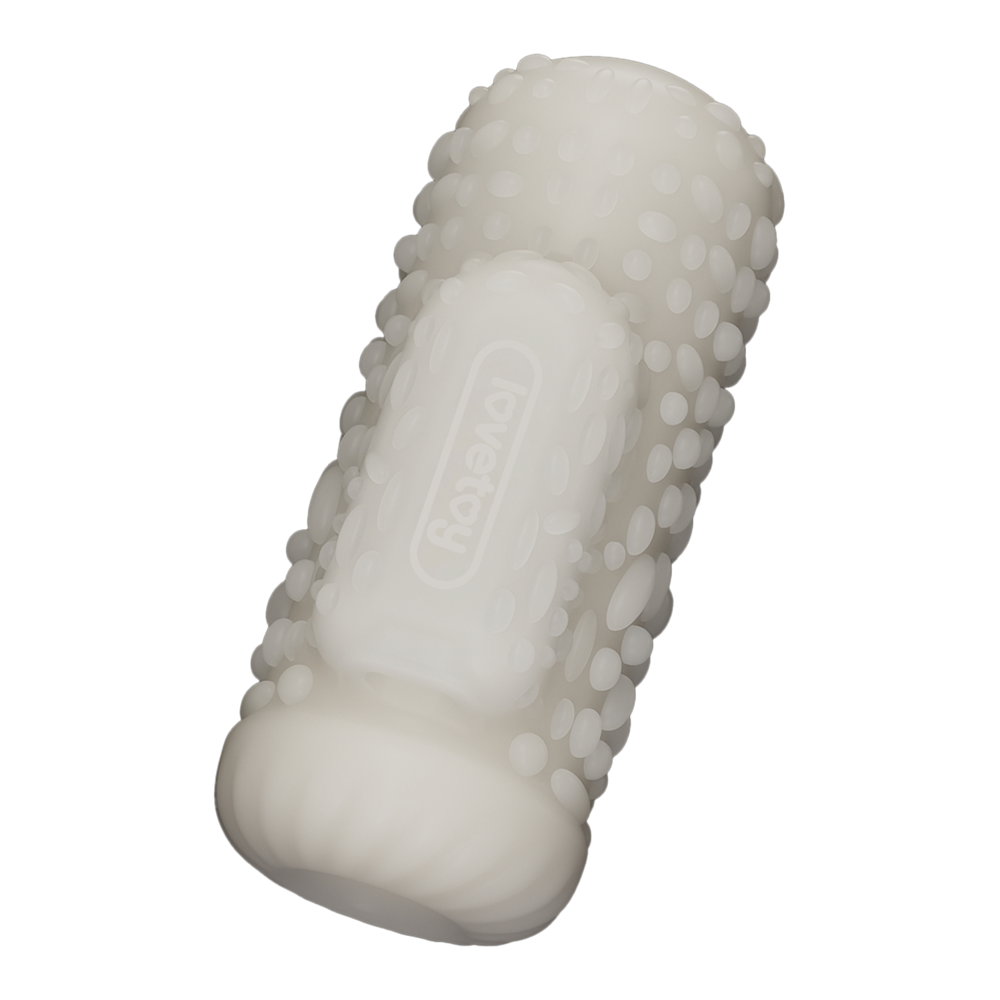 LoveToy Ridderring - Druppel - Masturbator met vibratie