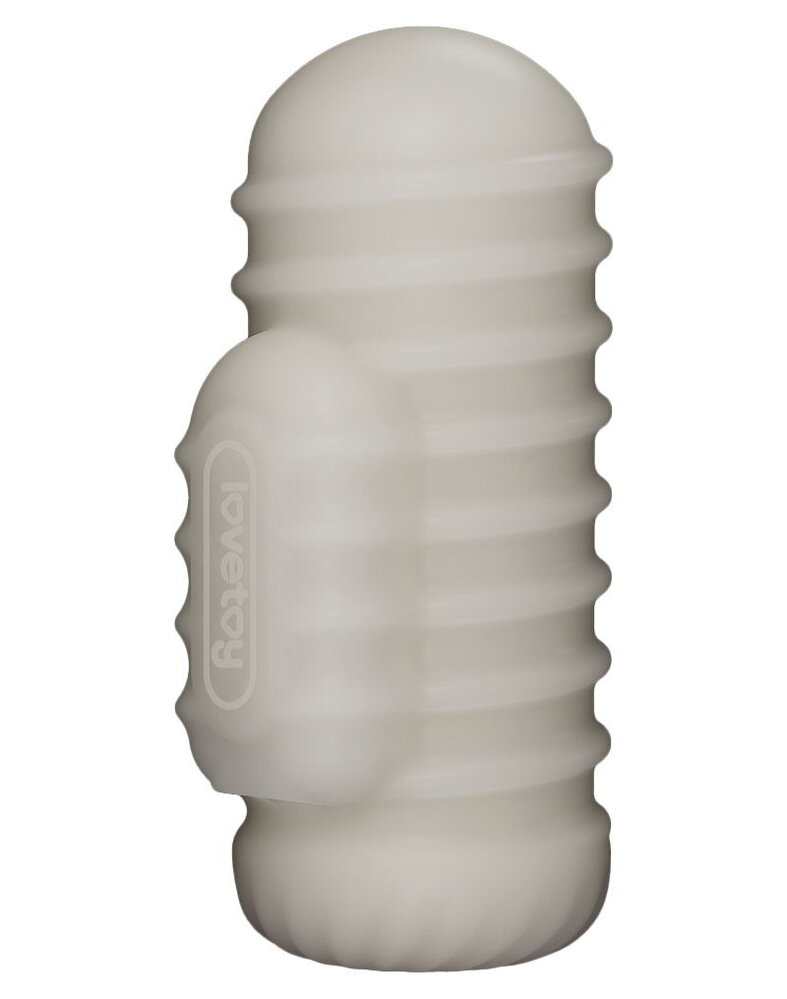 LoveToy Ritterring - Gewellt - Masturbator mit Vibration LoveToy Ritterring - Gewellt - Masturbator mit Vibration