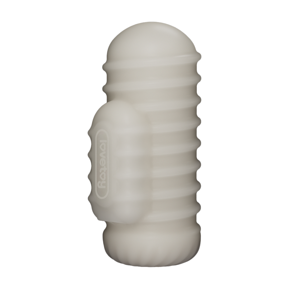 LoveToy Ritterring - Gewellt - Masturbator mit Vibration LoveToy Ritterring - Gewellt - Masturbator mit Vibration