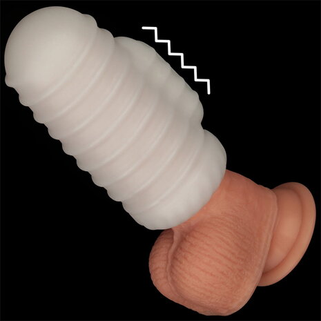 LoveToy Ridderring - Golvend - Masturbator met vibratie