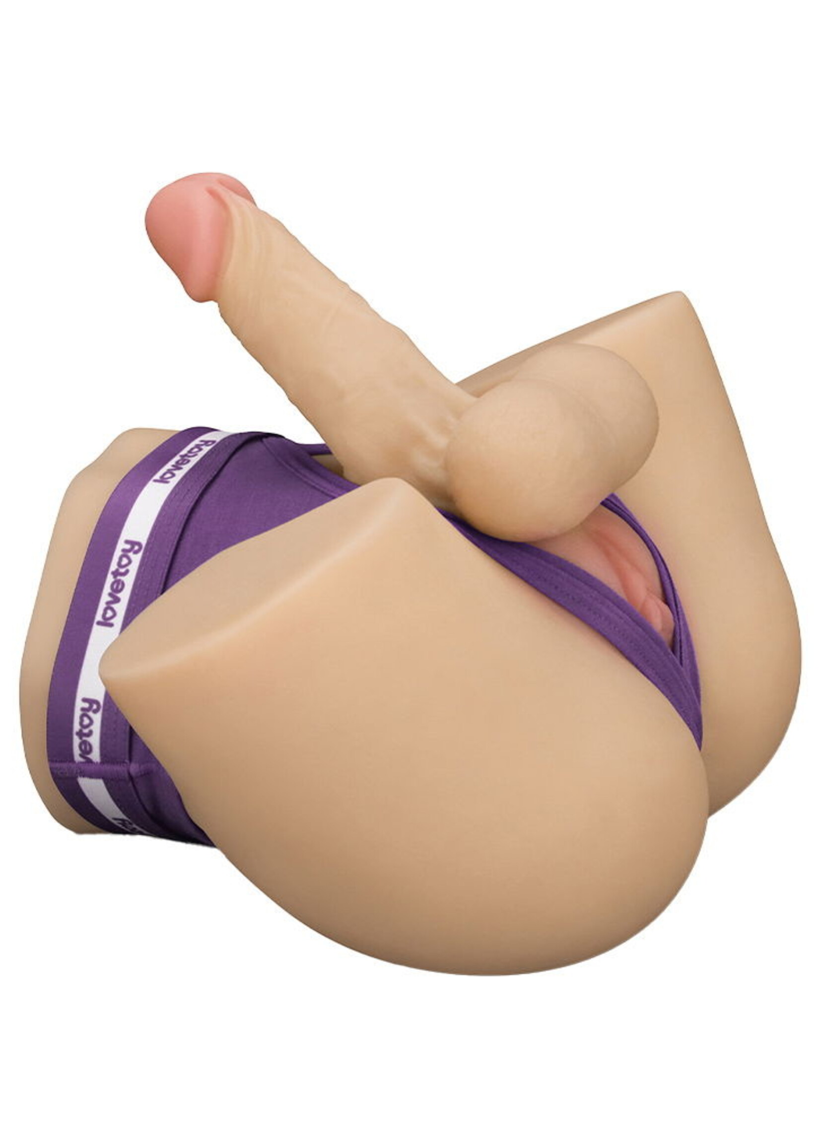 LoveToy Streetgirl’s Sensation Pulse - Anal masturbator mit Dildo 11 cm Ø3,2 cm