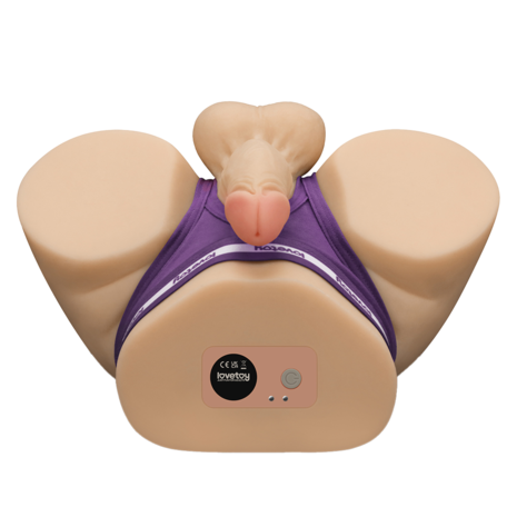 LoveToy LoveToy Streetgirl’s Sensation Pulse - Anal masturbator mit Dildo 11 cm Ø3,2 cm