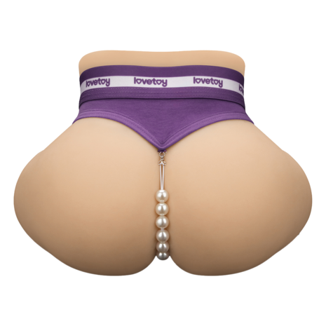 LoveToy Streetgirl's - Masturbateur réaliste à double moteur avec gode - couleur chair