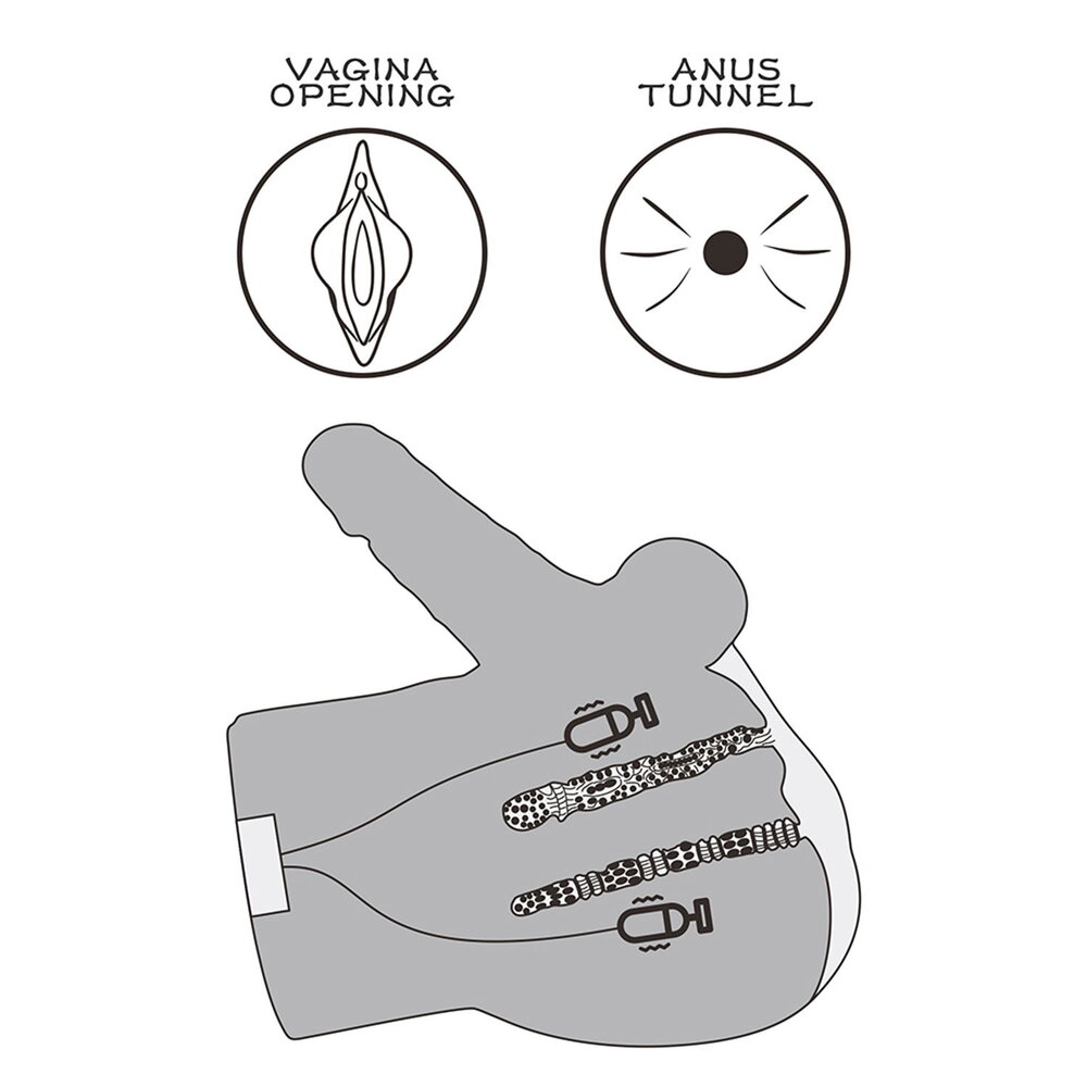 LoveToy Streetgirl’s Sensation Pulse - Anal masturbator mit Dildo 11 cm Ø3,2 cm LoveToy Streetgirl’s Sensation Pulse - Anal masturbator mit Dildo 11 cm Ø3,2 cm