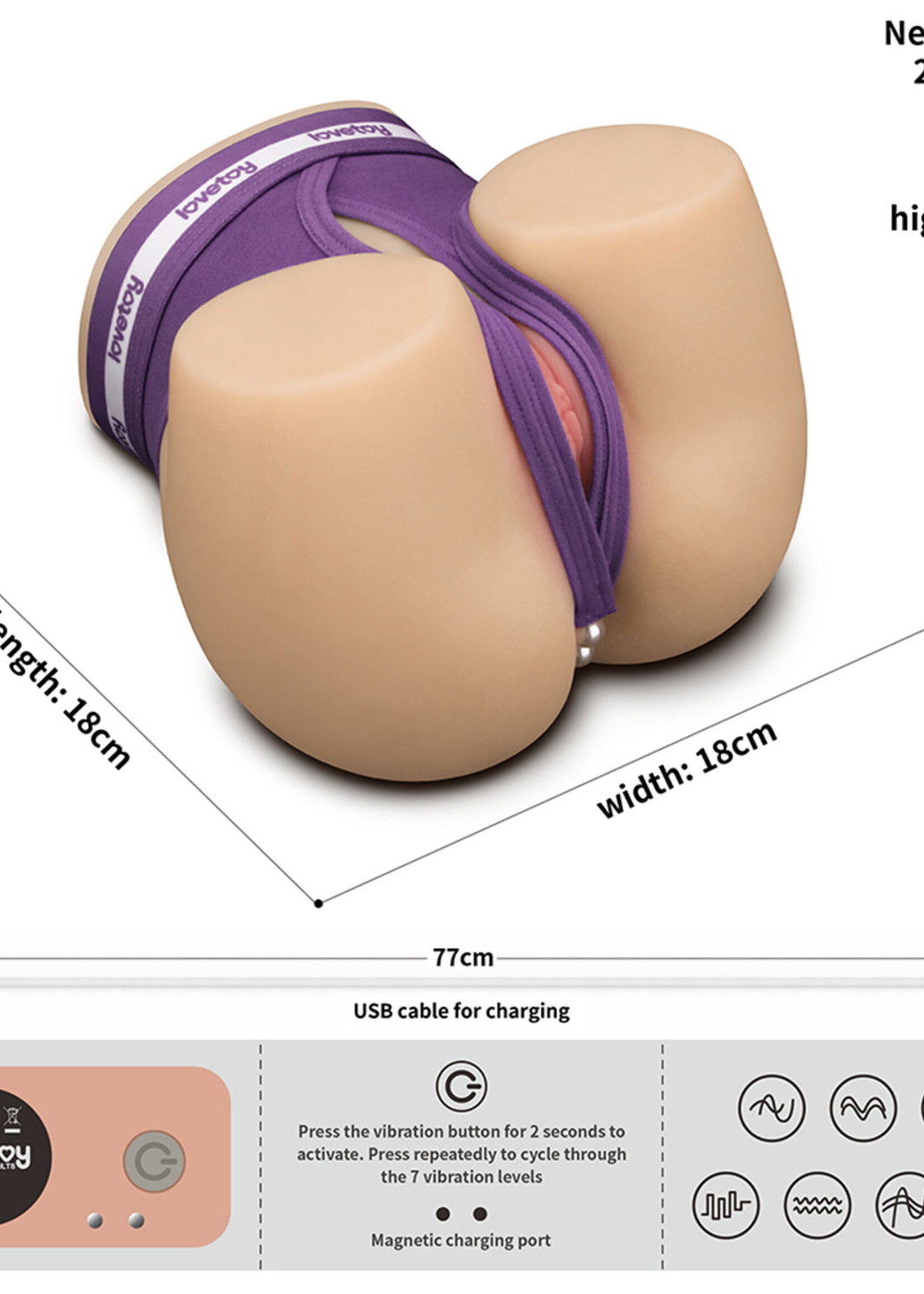 LoveToy Streetgirl's Dual Motor Sensation Pulse - Chair