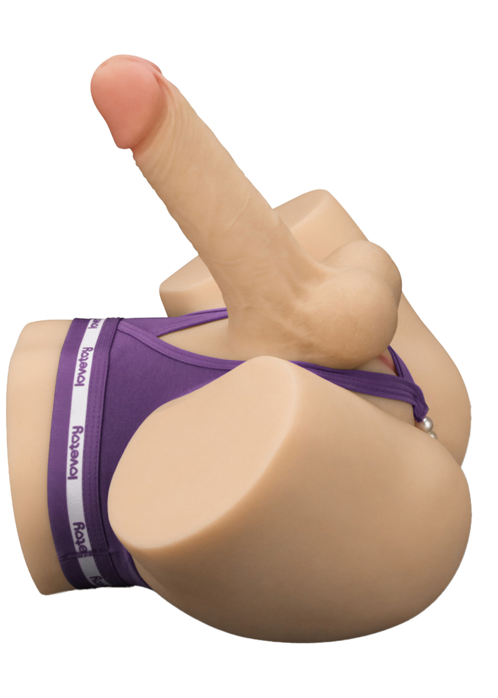 LoveToy Straatmeisje nr. 17 - Anale masturbator met dildo van 18 cm