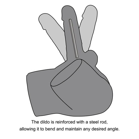 LoveToy Streetgirl’s 17 – Masturbateur réaliste avec gode flexible