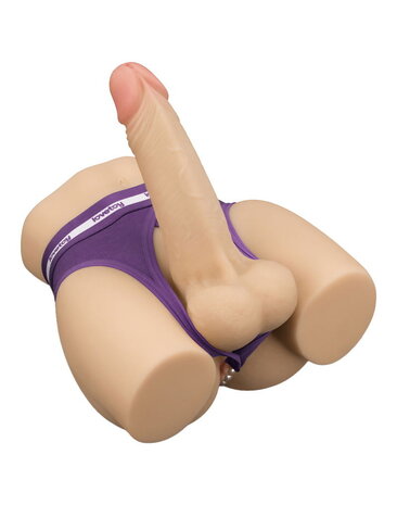 LoveToy Straatmeisje nr. 14 - Anale masturbator met dildo 15 cm Ø4,5 cm LoveToy Straatmeisje nr. 14 - Anale masturbator met dildo 15 cm Ø4,5 cm