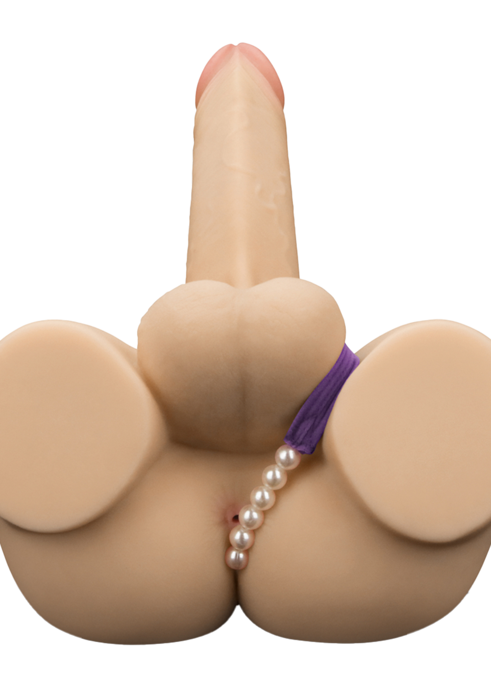 LoveToy Streetgirl #14 - Masturbateur réaliste avec 15 cm gode flexible