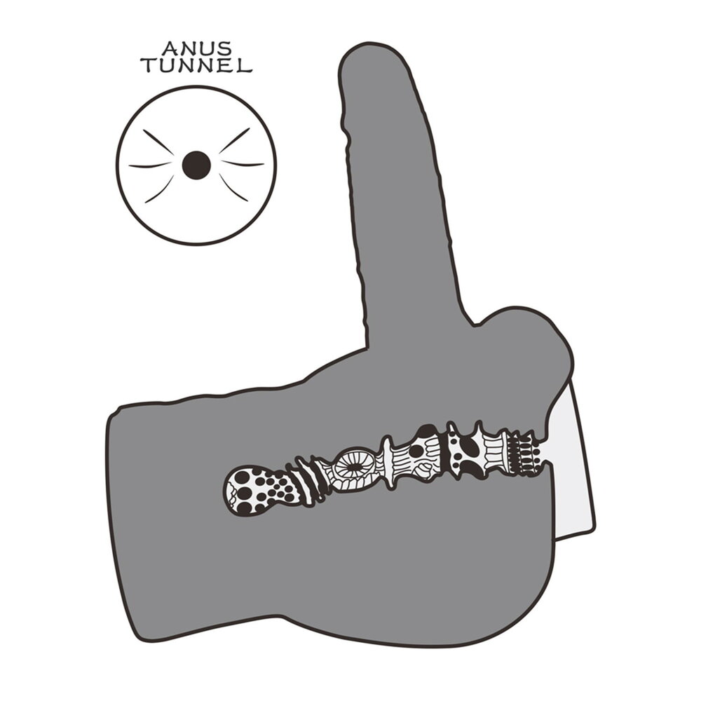 LoveToy Straatmeisje nr. 14 - Anale masturbator met dildo 15 cm Ø4,5 cm LoveToy Straatmeisje nr. 14 - Anale masturbator met dildo 15 cm Ø4,5 cm