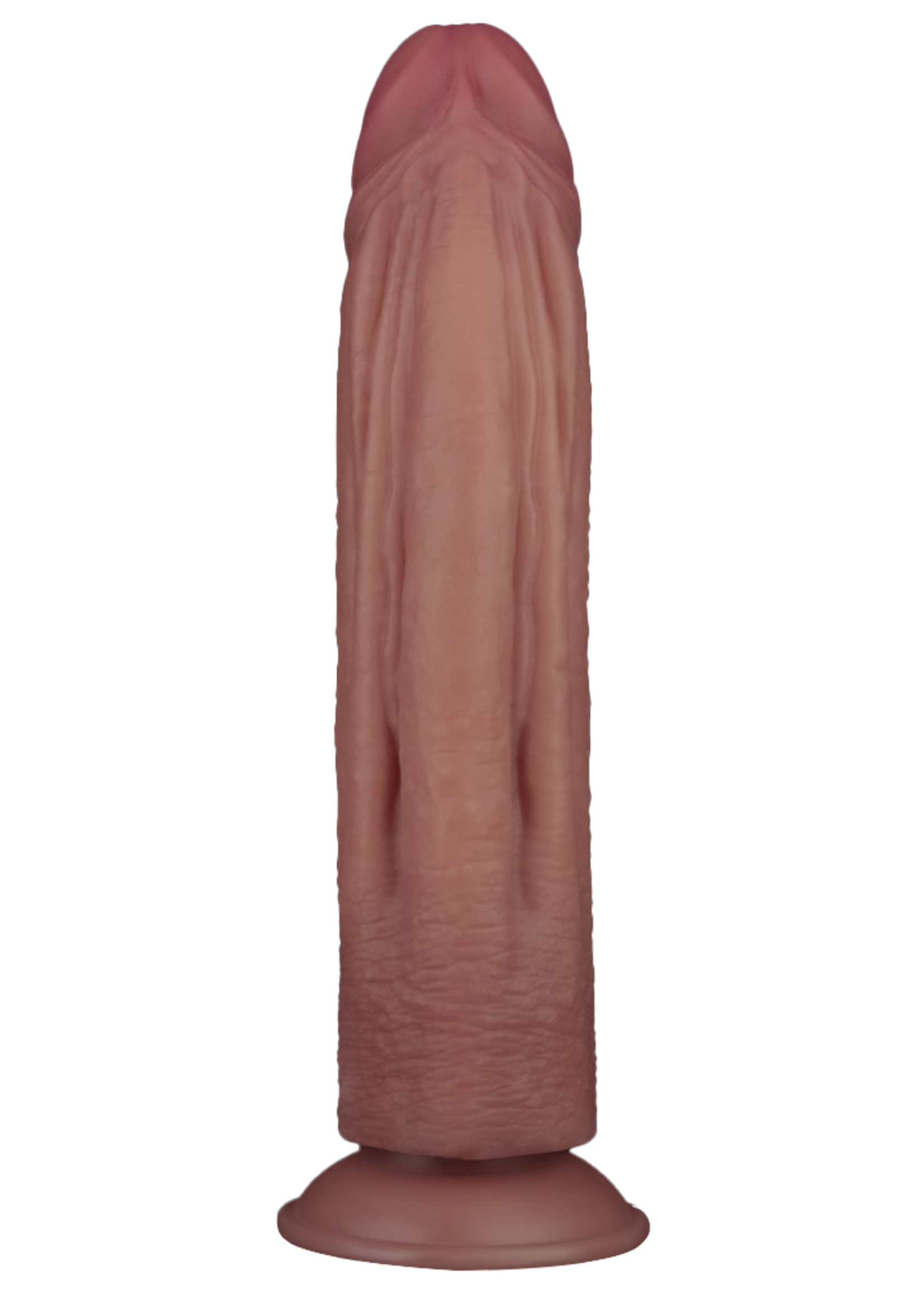 LoveToy Power Cock 26,5 cm - Vibrant Double Destinty - Nude