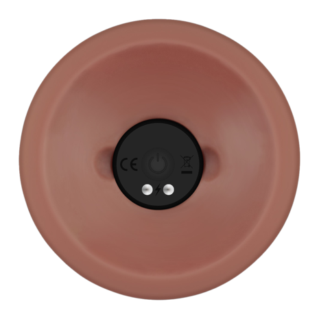 LoveToy Power Cock 26,5 cm - Vibrant Double Destinty - Nude