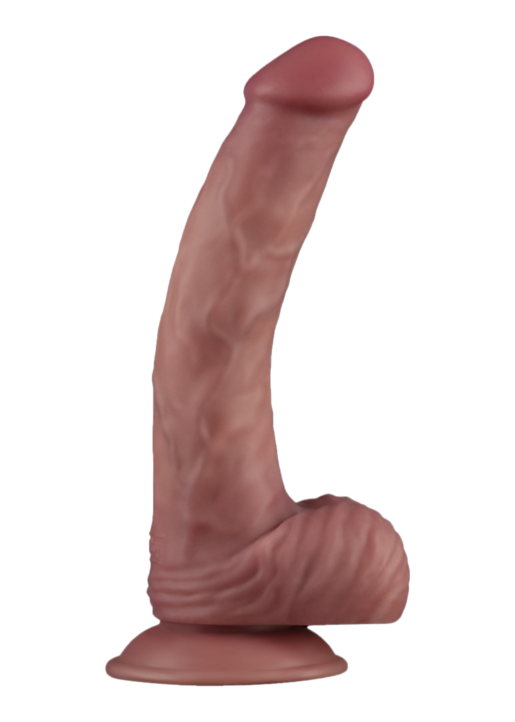 LoveToy Power Cock 23 cm - Vibrant Double Deinty - Nude