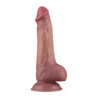 LoveToy Power Cock 21,5 cm - Vibrant Double Destinty - Nude