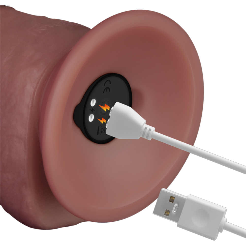 LoveToy Power Cock 21,5 cm - Umschnall-Vibrator 21,5 cm Ø4,5 cm