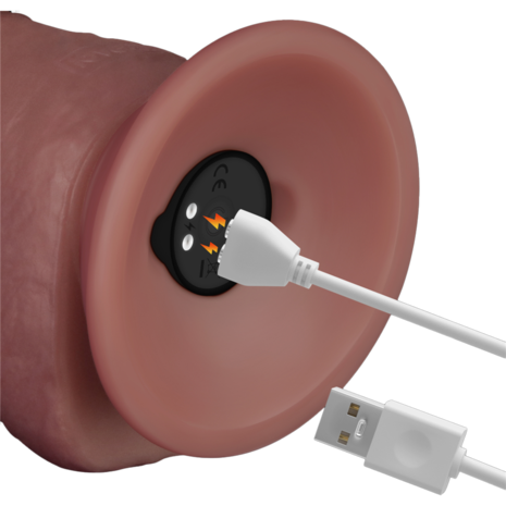 LoveToy Power Cock 21,5 cm - Umschnall-Vibrator 21,5 cm Ø4,5 cm