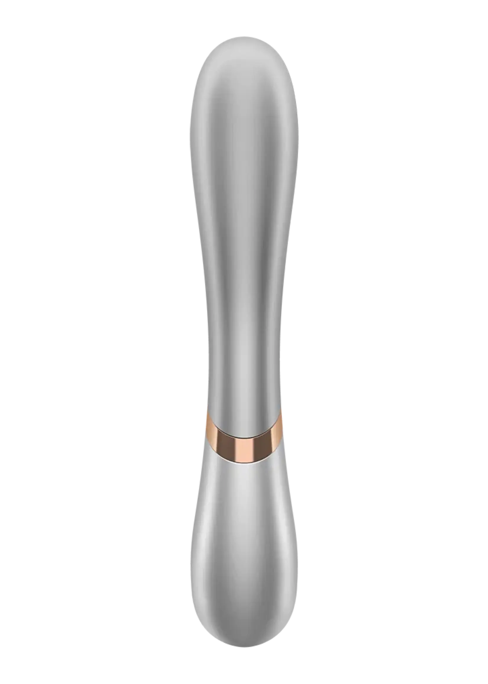 Satisfyer Hot Lover - Vibromasseur Chauffant - Argent