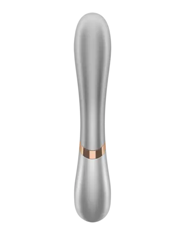 Satisfyer Hot Lover - Vibromasseur Chauffant - Argent Satisfyer Hot Lover - Vibromasseur Chauffant - Argent