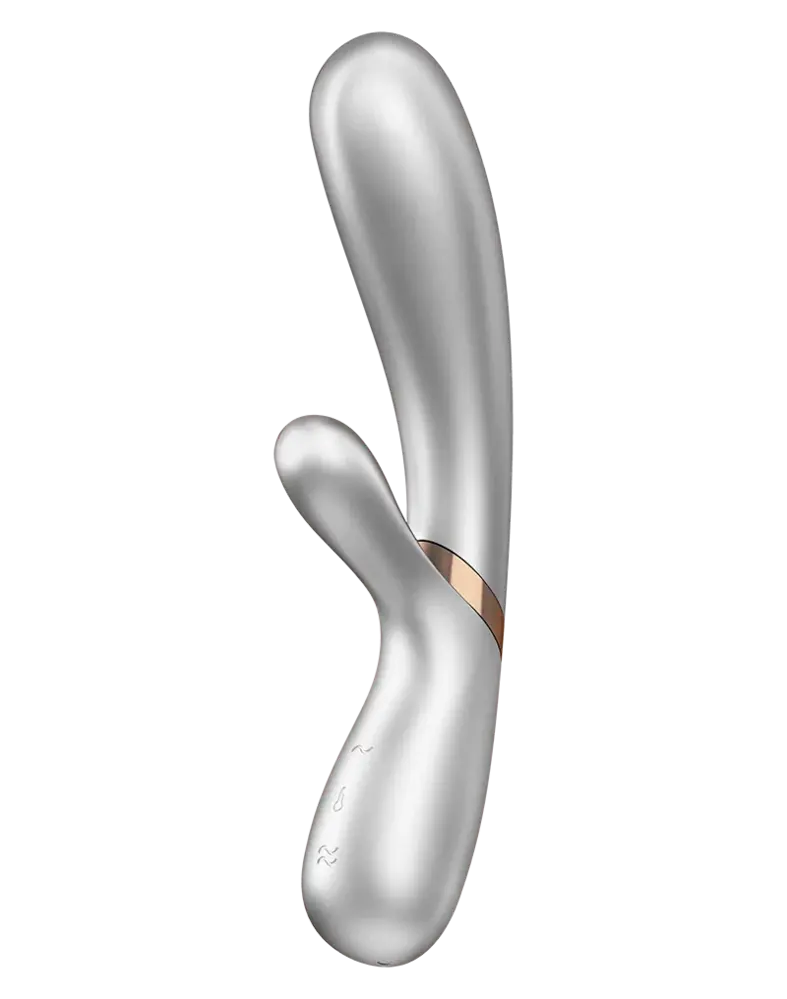 Satisfyer Hot Lover - Vibromasseur Chauffant - Argent Satisfyer Hot Lover - Vibromasseur Chauffant - Argent