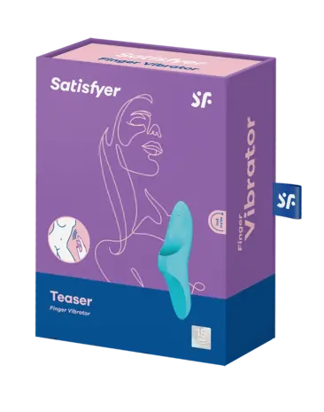 Satisfyer Satisfyer - Teaser - Finger Vibrator - Blue Satisfyer Satisfyer - Teaser - Finger Vibrator - Blue