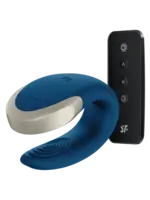 Satisfyer Double Love - Luxury Couple Vibrator - Blauw