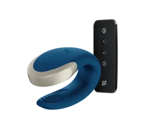 Satisfyer Double Love - Luxury Couple Vibrator - Blauw
