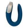 Satisfyer Double Love - Vibromasseur de luxe pour couple - Bleu