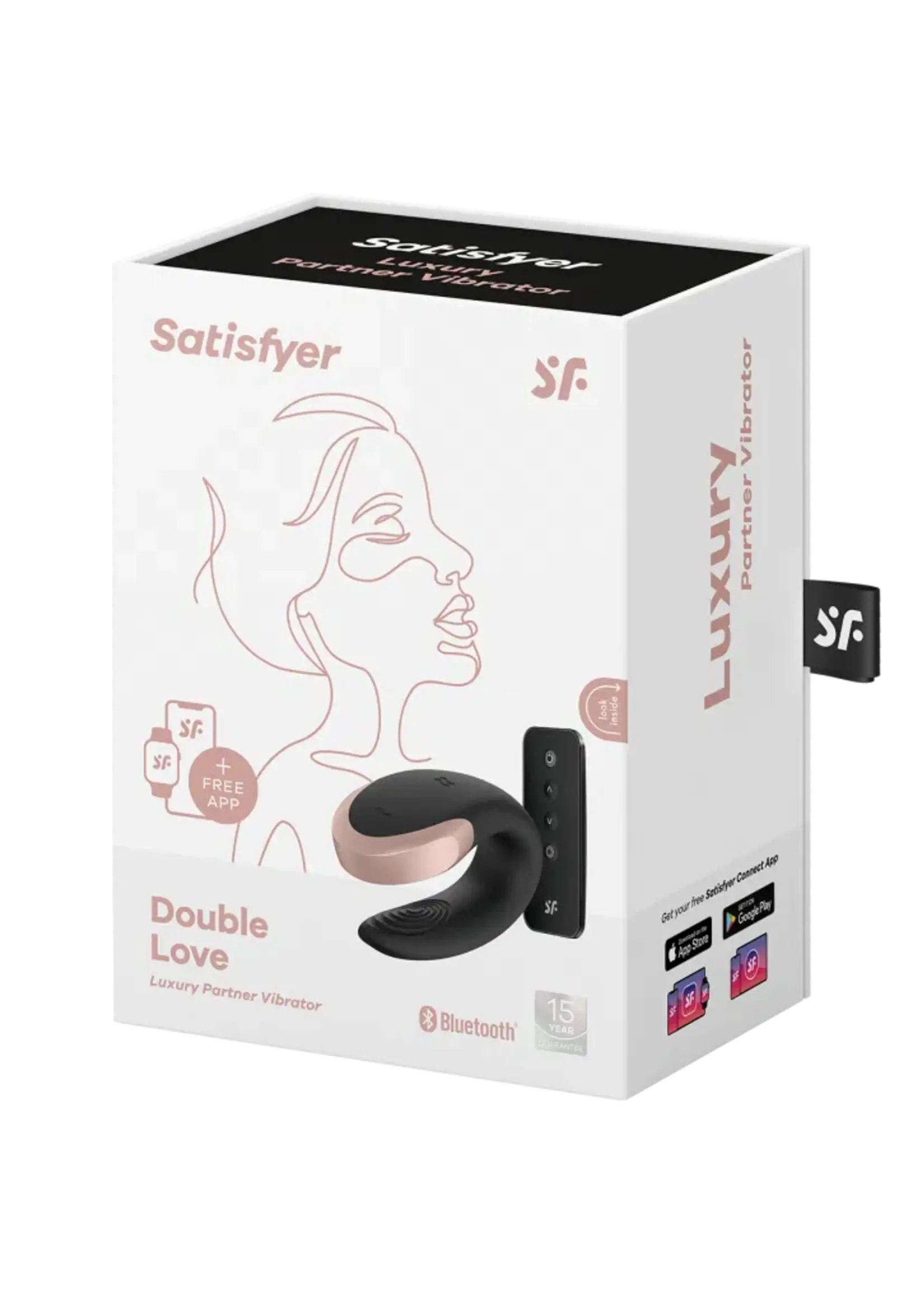 Satisfyer Double Love – Vibrator voor stellen met app-bediening