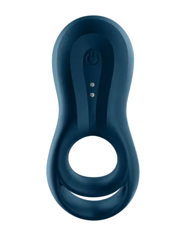 Satisfyer Satisfyer - Epic Duo - Cockring Vibrator - Blue Satisfyer Satisfyer - Epic Duo - Cockring Vibrator - Blue