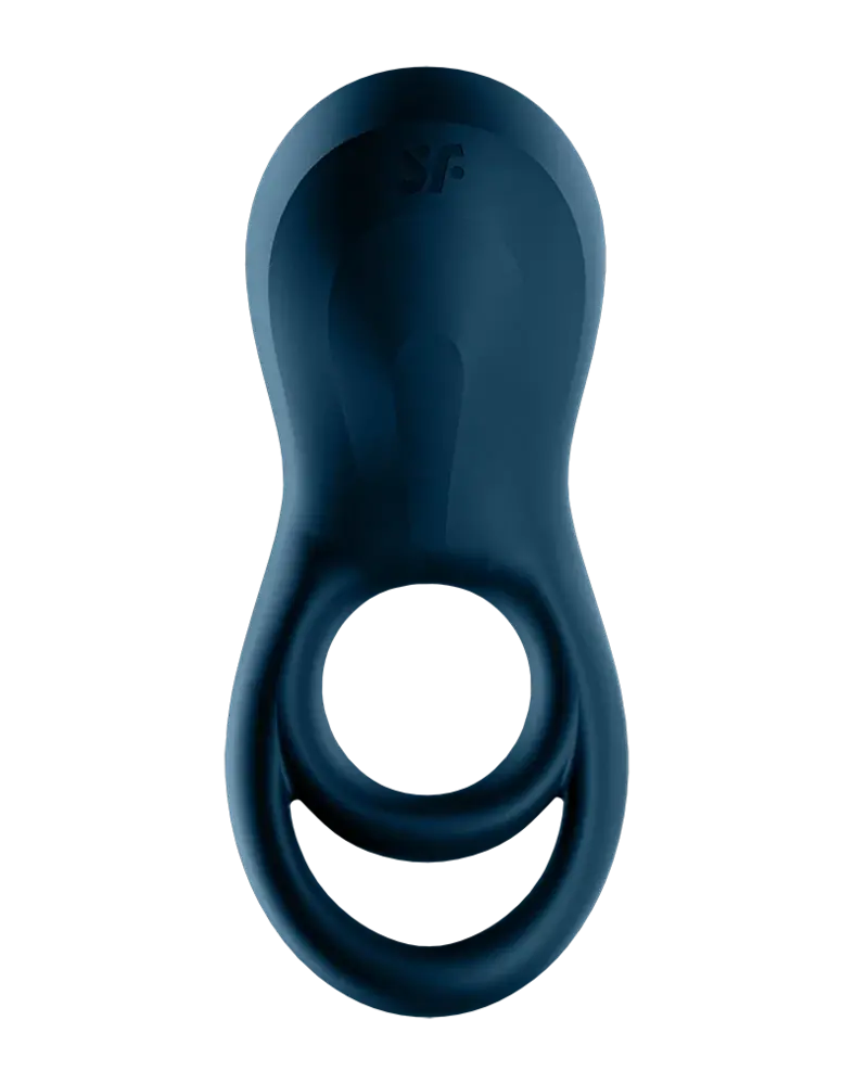 Satisfyer Satisfyer - Epic Duo - Vibromasseur Cockring - Bleu