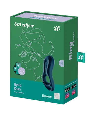 Satisfyer Epic Duo – Penisring mit App-gesteuertem Klitorisstimulator