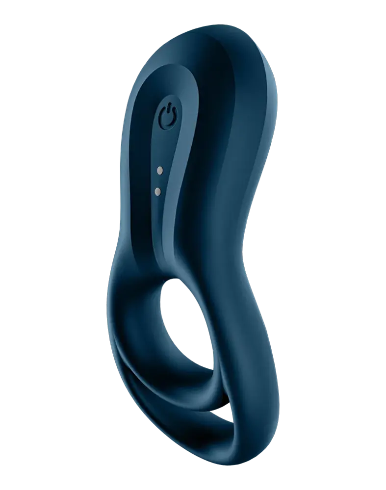 Satisfyer Satisfyer - Epic Duo - Cockring Vibrator - Blue Satisfyer Satisfyer - Epic Duo - Cockring Vibrator - Blue