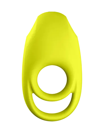 Satisfyer Spectacular Duo - Vibromasseur Cockring - Jaune Fluo