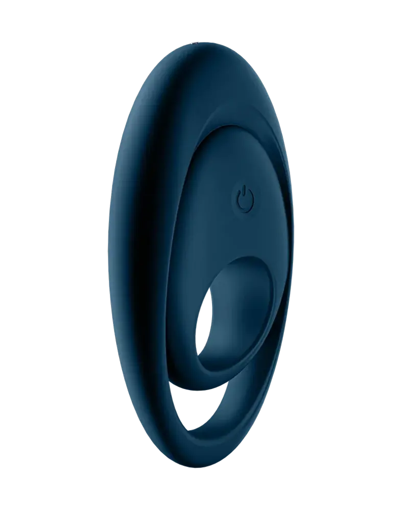 Satisfyer Glorious Duo - Vibromasseur Cockring - Bleu