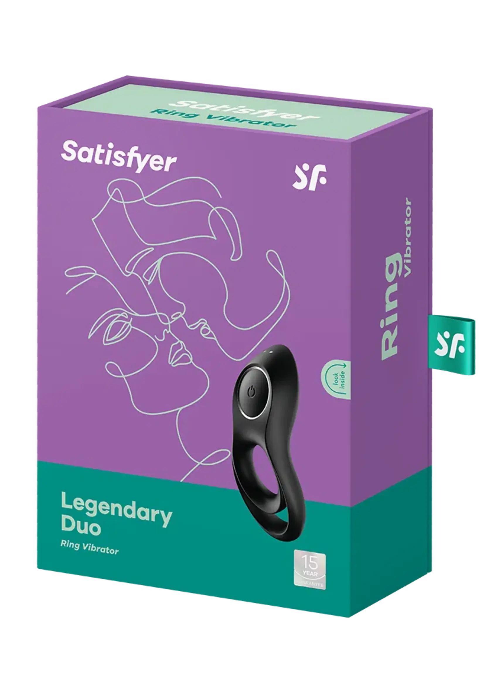 Satisfyer Legendary Duo – Penisring mit gebogenem Stimulationskopf