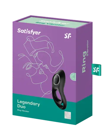 Satisfyer Legendarisch Duo – Penisring met gebogen stimulatiekop